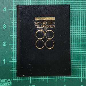 Black Address and Telephone Book